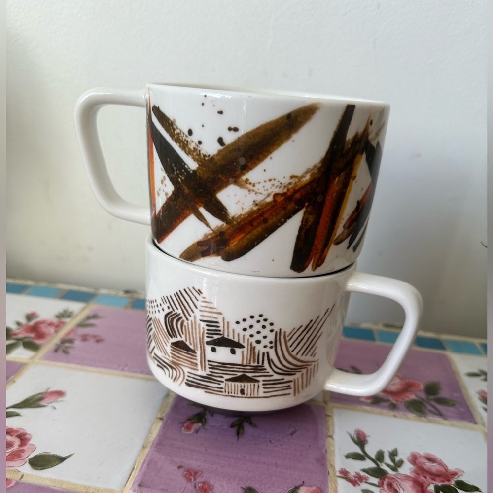 Stackable Starbucks Coffee Tea Mugs